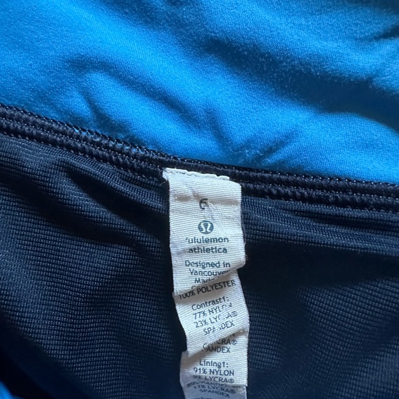 Lululemon workout shorts size 6 - Picture 3 of 3